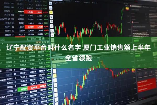 辽宁配资平台叫什么名字 厦门工业销售额上半年全省领跑